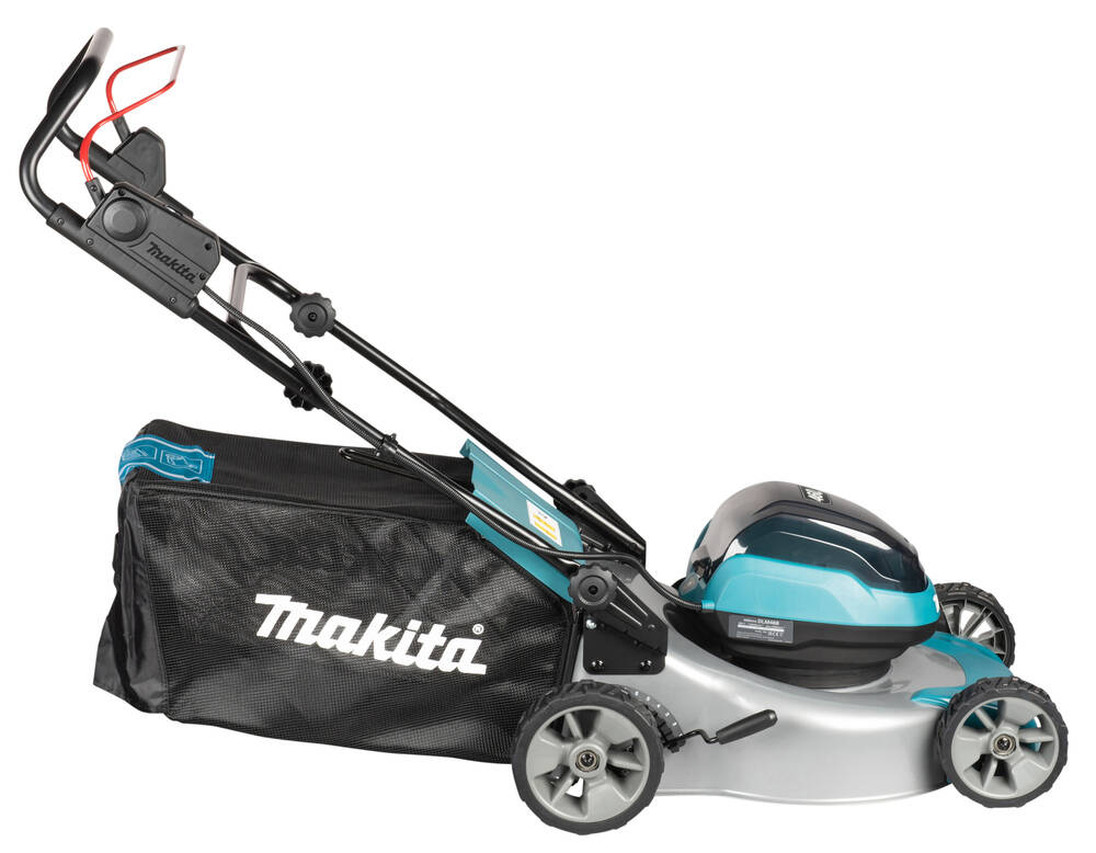 ♦ OUTLET ♦ Makita 3-in-1 Akku-Rasenmäher » DLM466PT2 « mit Akkus, Stahldeck, 36 V