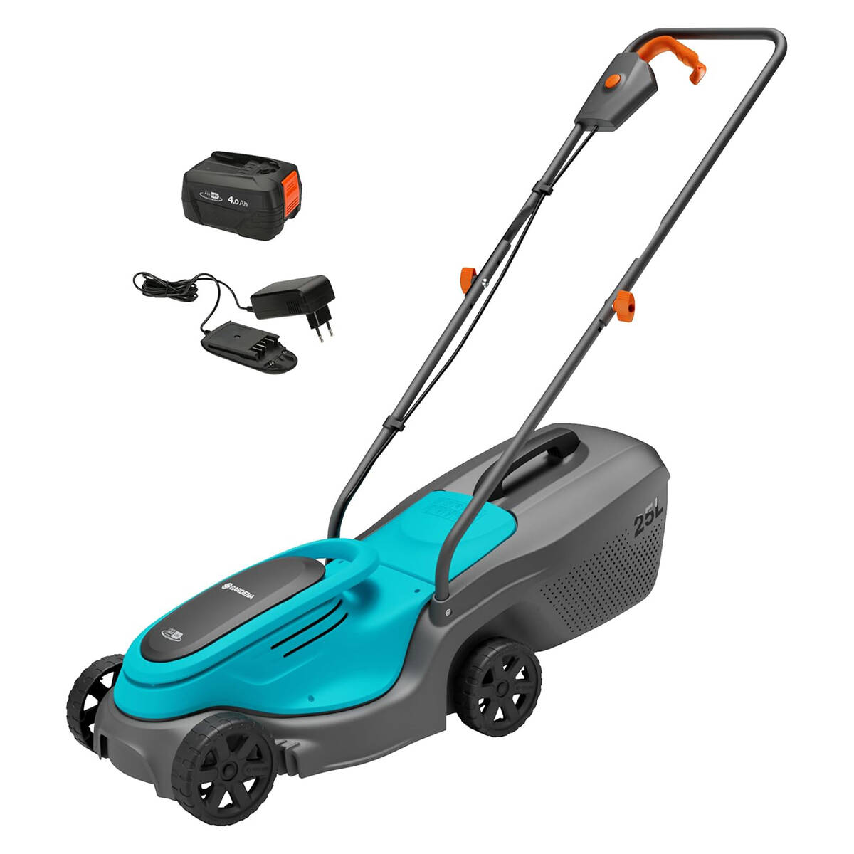 Gardena Akku-Rasenmäher » PowerMax 30/18V P4A « Ready-To-Use Set
