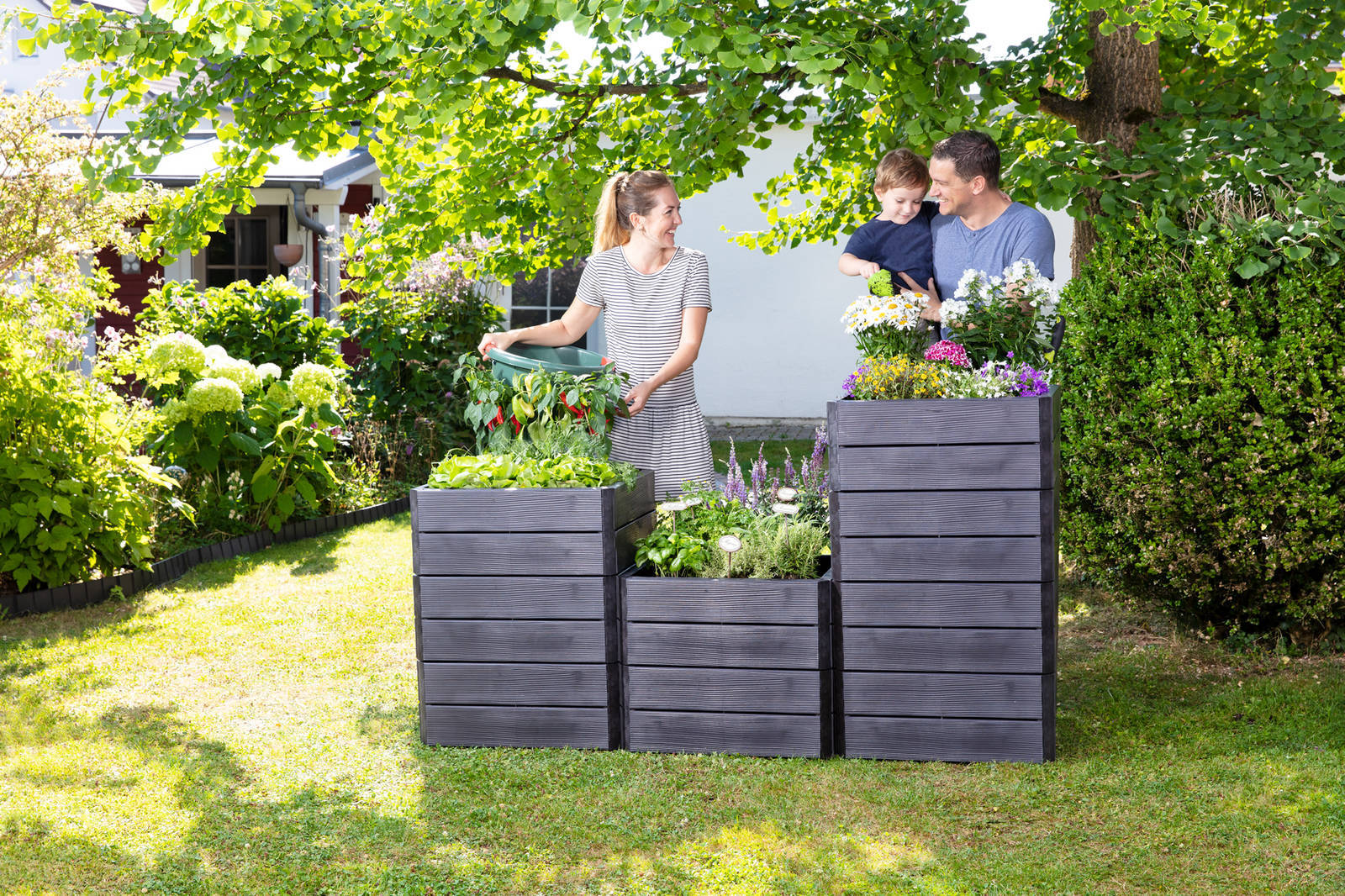 Garantia Hochbeet » Ergo Quadro S « flexibel erweiterbar Garantia Hochbeet Ergo Quadro S