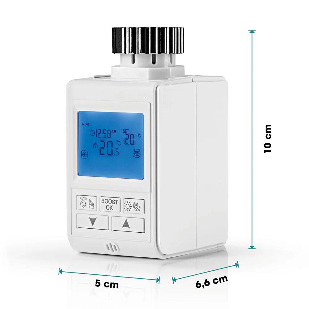 EASYmaxx Heizkörperthermostat » 1777 « Digital, 5 Modi, Boost-Funktion