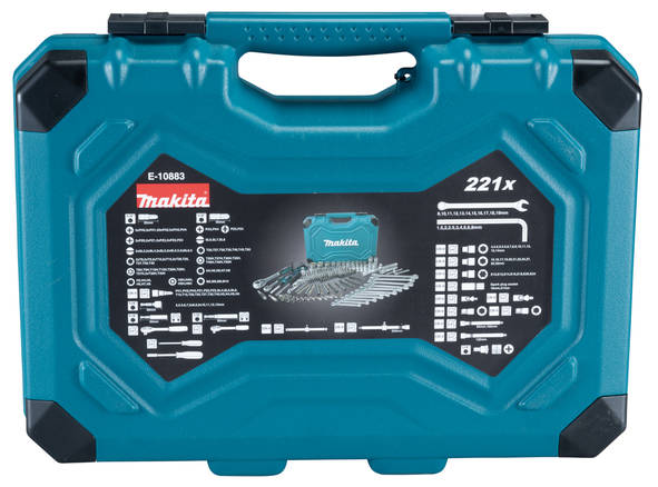 Makita Werkzeugkoffer » E-10883 « 221-teiliges Set