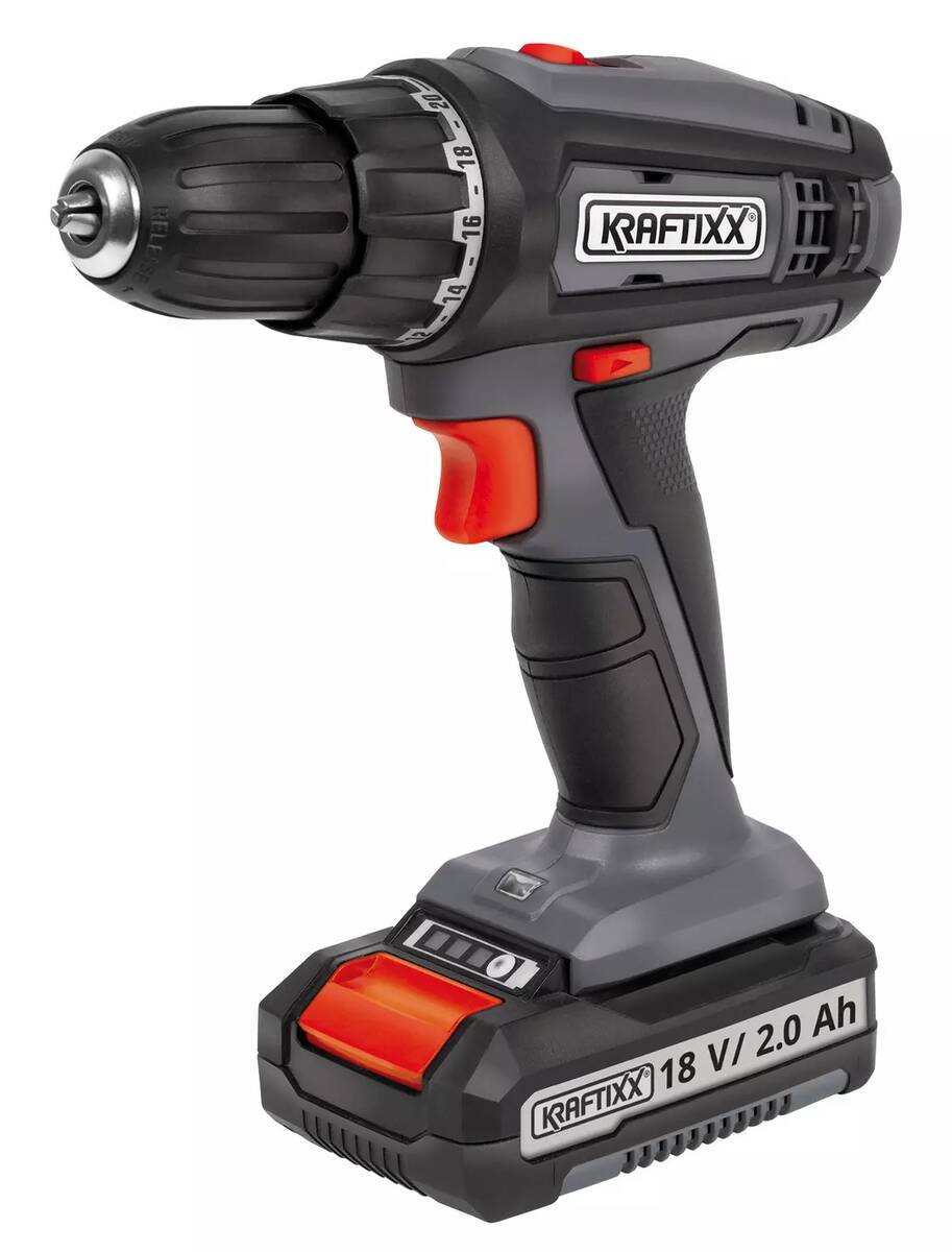 Kraftixx Akku-Bohrschrauber » KX-AS 18 Li Kit « by Einhell Kraftixx Akku-Bohrschrauber » KX-AS 18 Li Kit « by Einhell