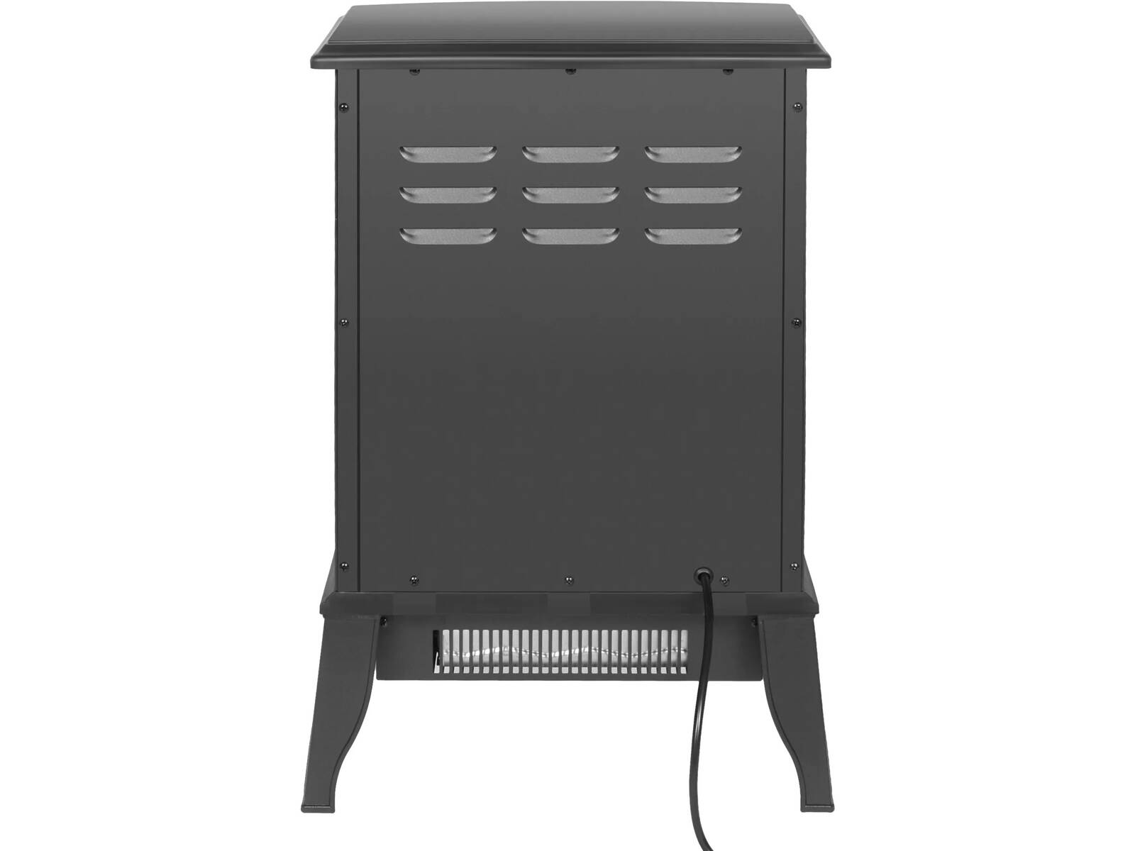 ♦ OUTLET ♦ El Fuego Elektrokamin » Como II « Schwarz, 2 kW, LED-Flammenbild