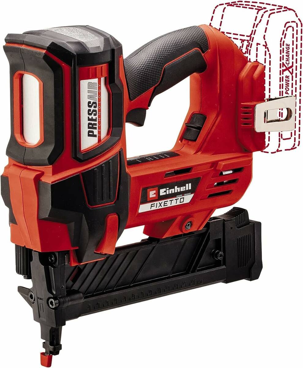 Einhell Akku-Tacker 18 V Professional » FIXETTO 18/38 S « PressAir, LED