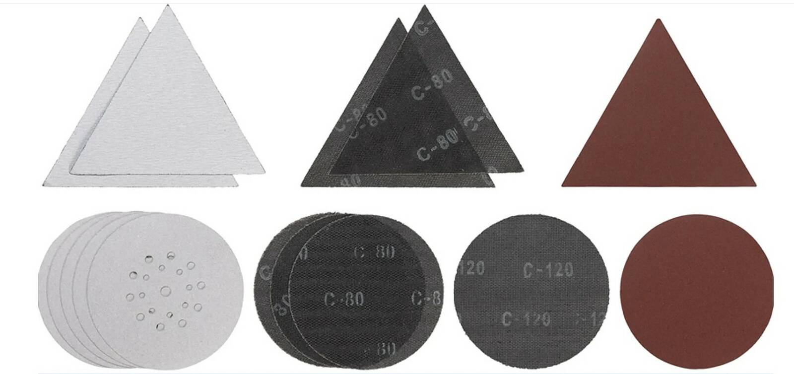 Einhell Trockbauschleifer Gitter Schleifpapier Set »5-teilig«