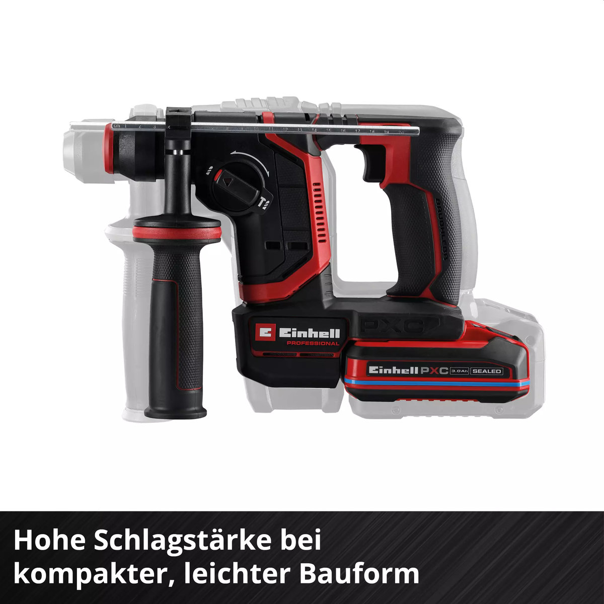Einhell Akku-Bohrhammer » TP-HD 18/17-C Li BL +5 (3.0Ah) « 18 V, 1,7 J