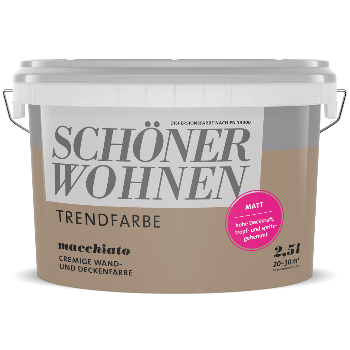 Schöner Wohnen Trendfarbe » Macchiato « matt, hochdeckend - 2,5 l