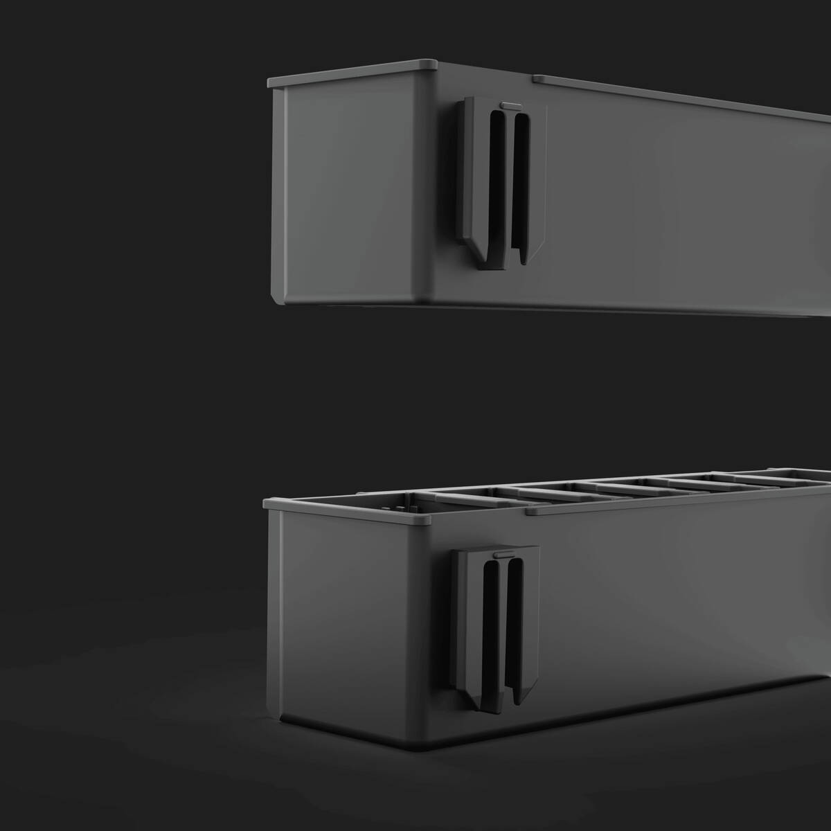 Qbrick System Custom » Long Items Holder « 10 verstellbare Trennwände