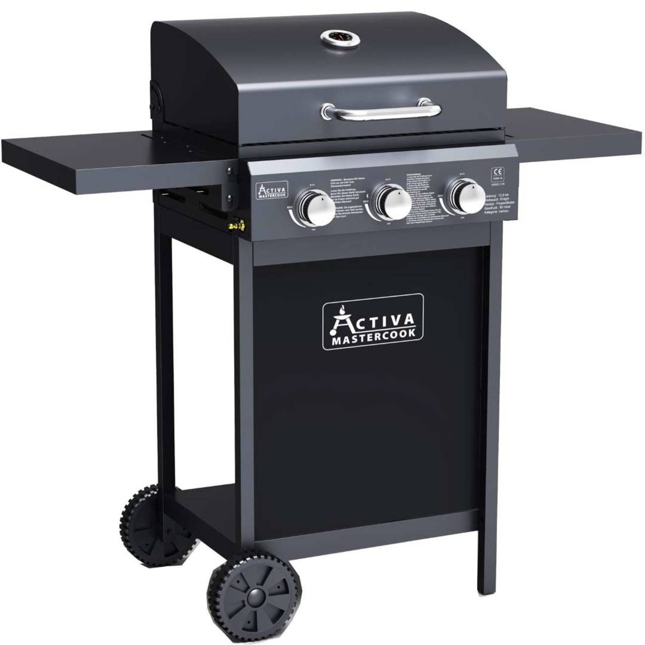 Activa Gasgrill » 12200R « - 3-Brenner - 8,1 kW - fahrbar