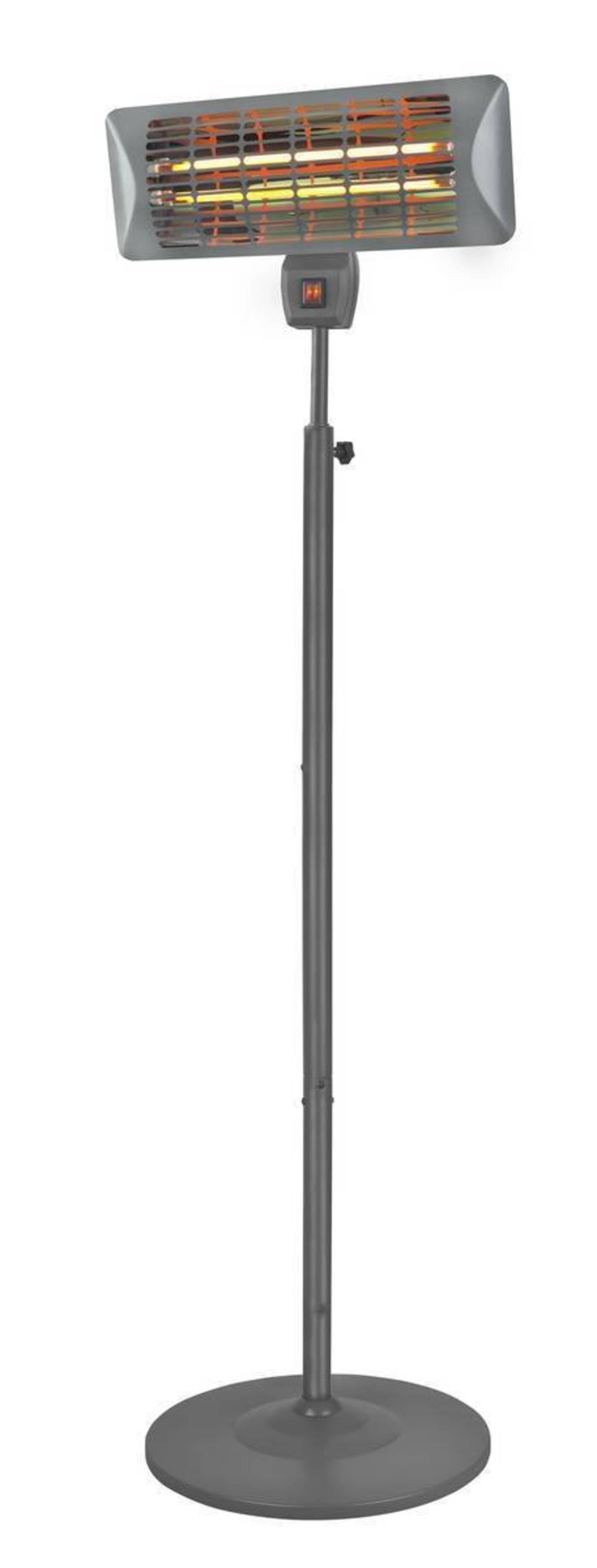 Eurom Balkonheizstrahler Terrassenstrahler Gastronomie Q-Time 2000S Watt Quartz