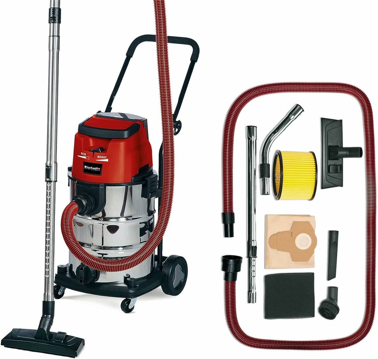 Einhell Nass-Trockensauger »TE-VC 36/30 Li S-Solo « ECO, Boost-Modus Einhell Staubsauger TE-VC 36/30 Li S-Solo