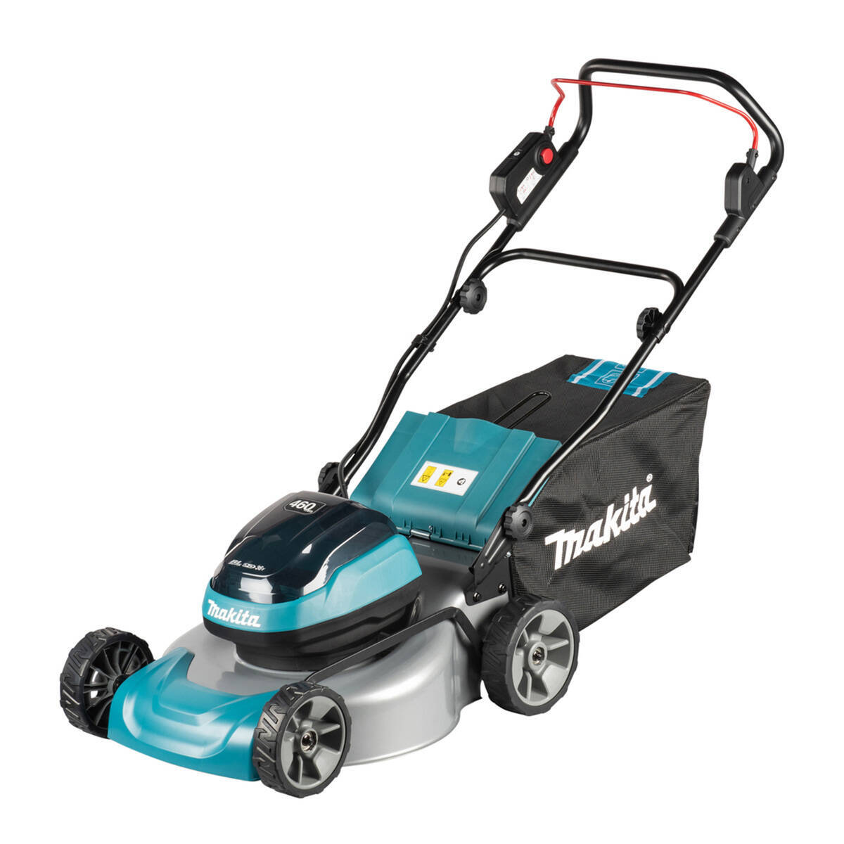 ♦ OUTLET ♦ Makita 3-in-1 Akku-Rasenmäher » DLM466PT2 « mit Akkus, Stahldeck, 36 V
