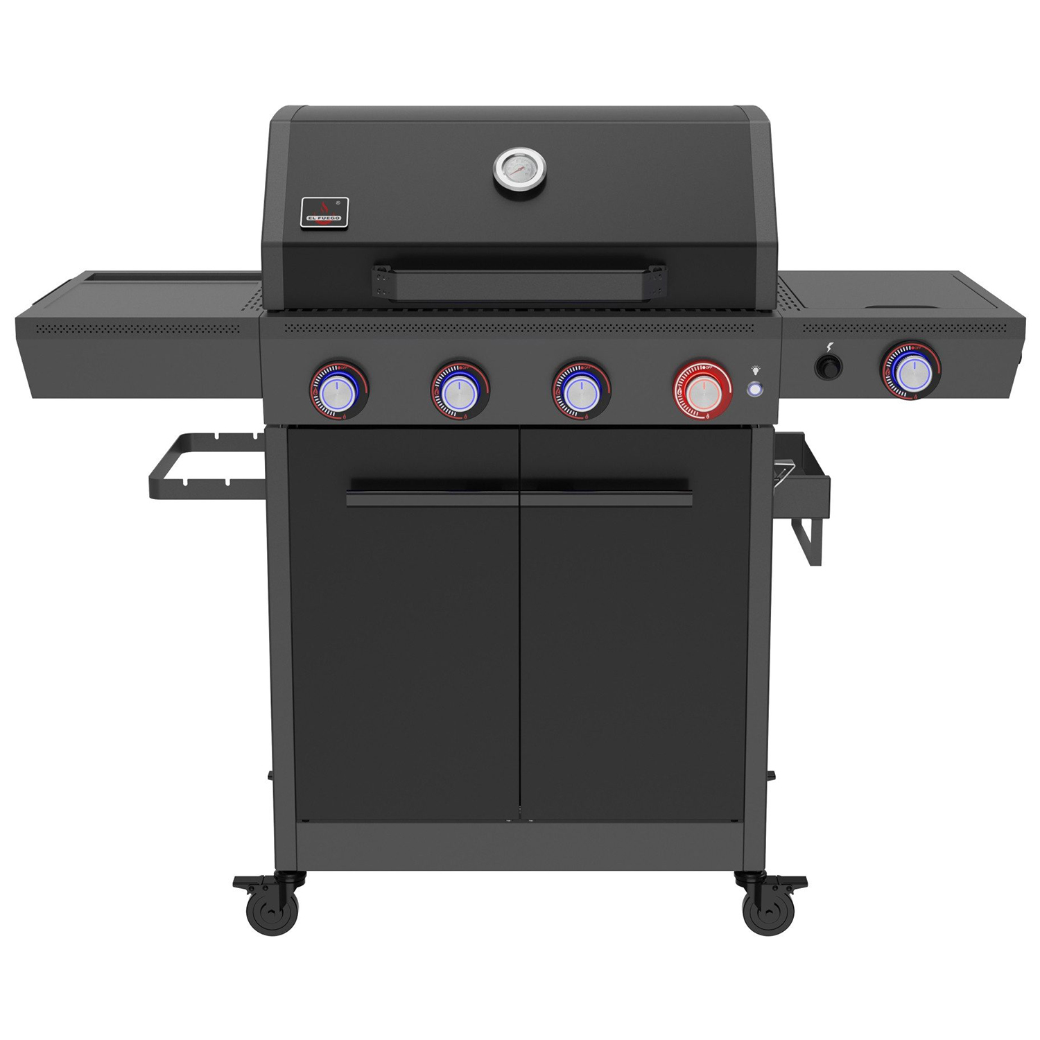 El Fuego Gasgrill » Key West 4+1 « 16 kW, Turbozone, LED, Ablagen