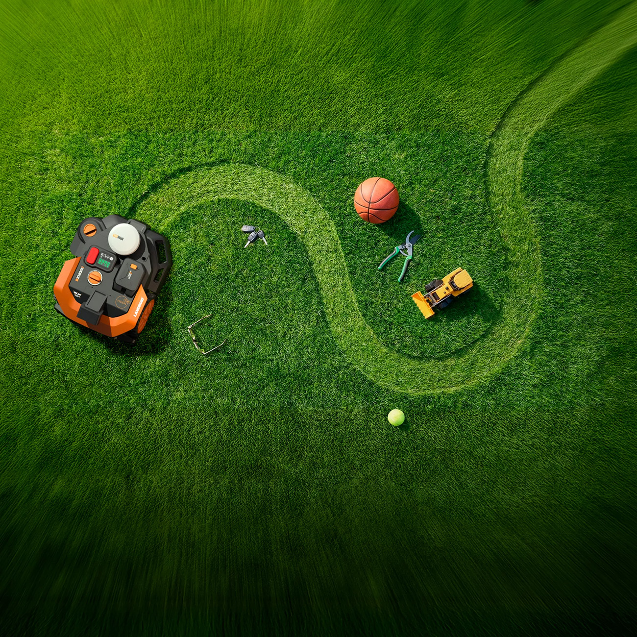 Worx Mähroboter » Landroid Vision M650 RTK « WR365E, V-SLAM Cam