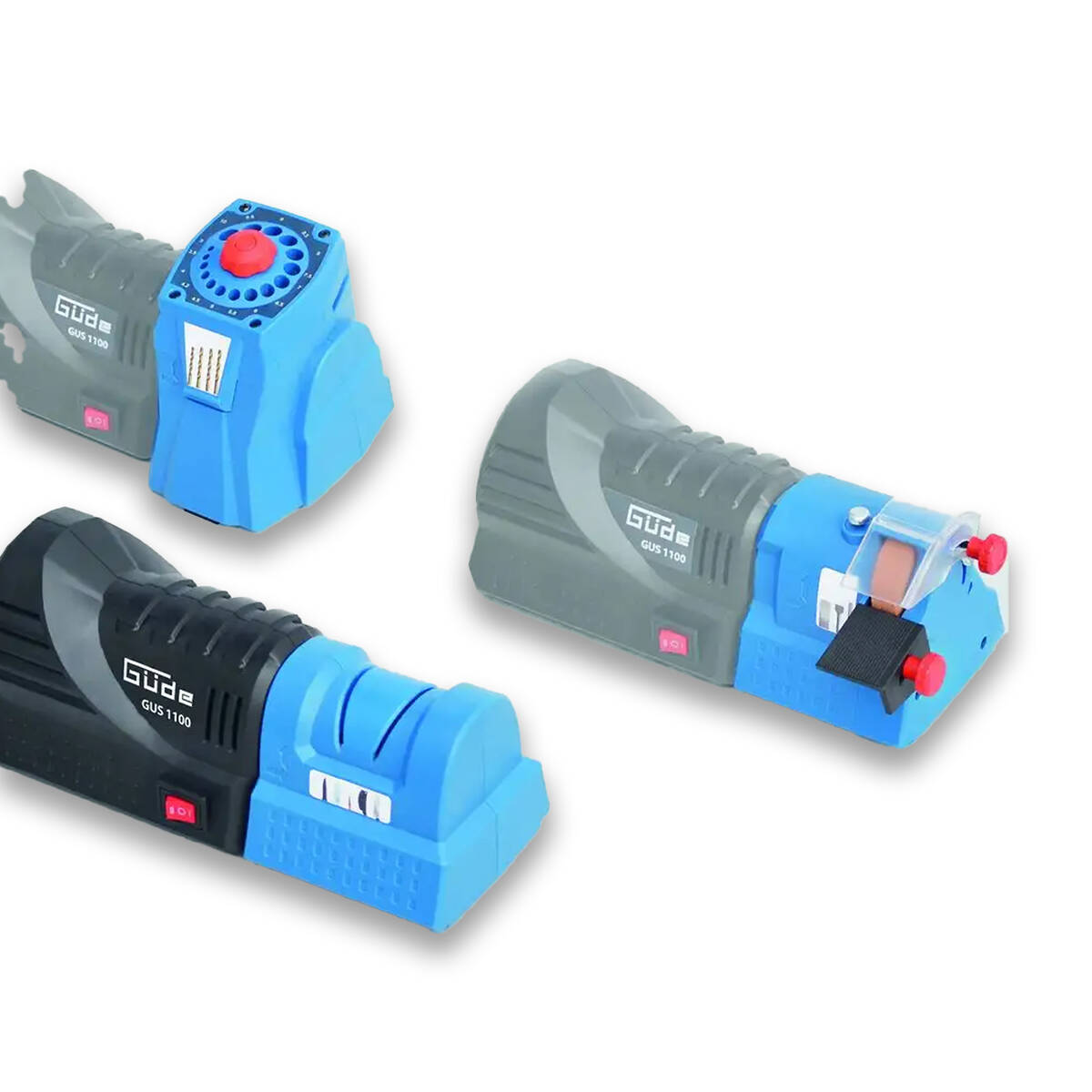 Güde Universal-Schärfstation » GUS 1100 « 110 W, 60K, 3 versch. Module