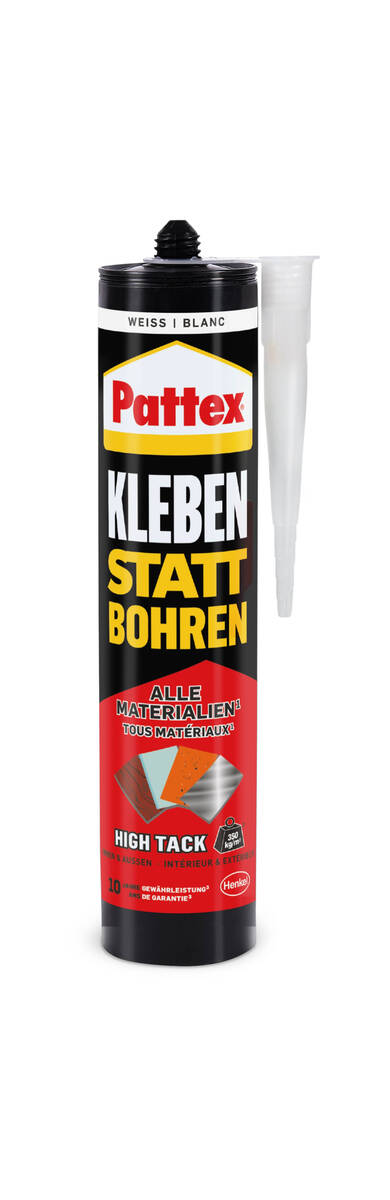 Pattex Montagekleber » 2708149 « Kleben statt Bohren High Tack Weiß Pattex Montagekleber » 2708149 « Kleben statt Bohren High Tack Weiß