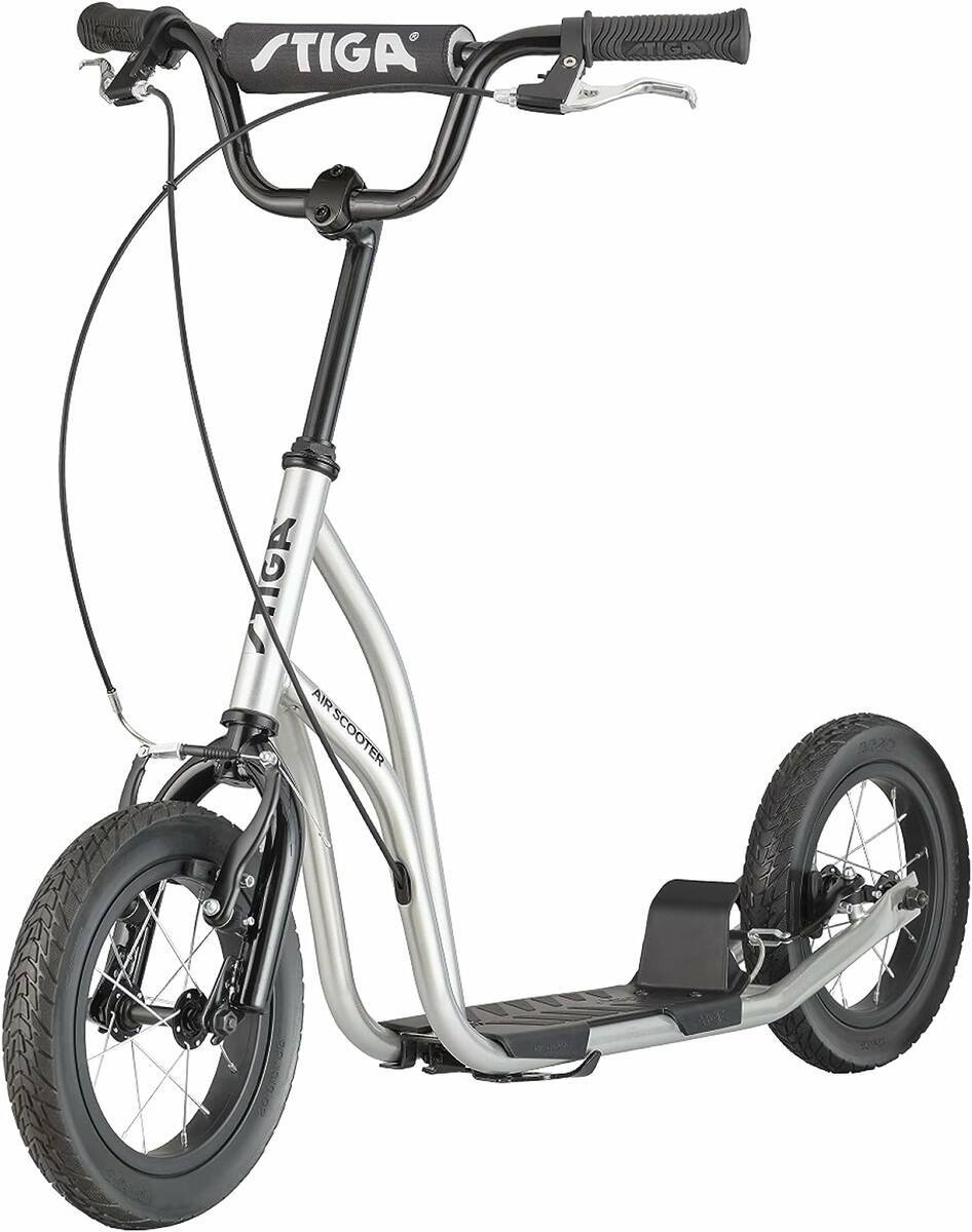 ♦ OUTLET ♦ STIGA Tretroller » Air Scooter 12 Zoll « Vollgummireifen, Handbremsen