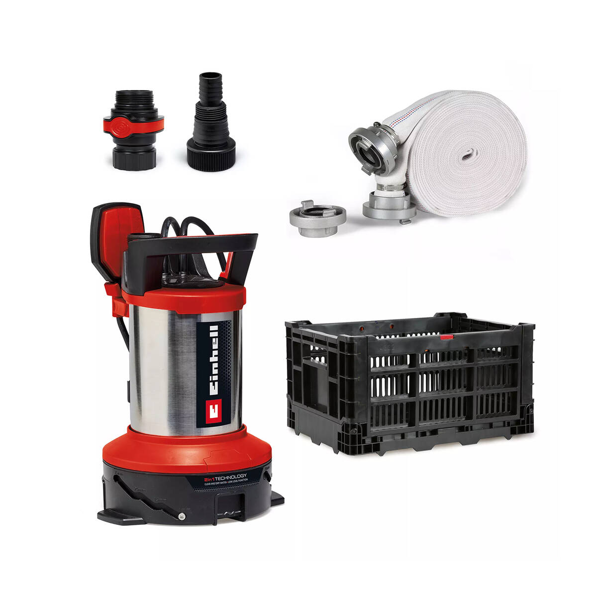 Einhell Schmutzwasserpumpe » Flutset GE-DP 7535 N LL ECO « mit Zubehör