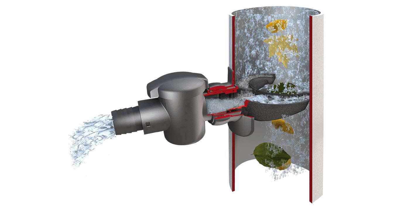 Graf Regensammler » Speedy « Fallrohrfilter, DN 70-100 mm