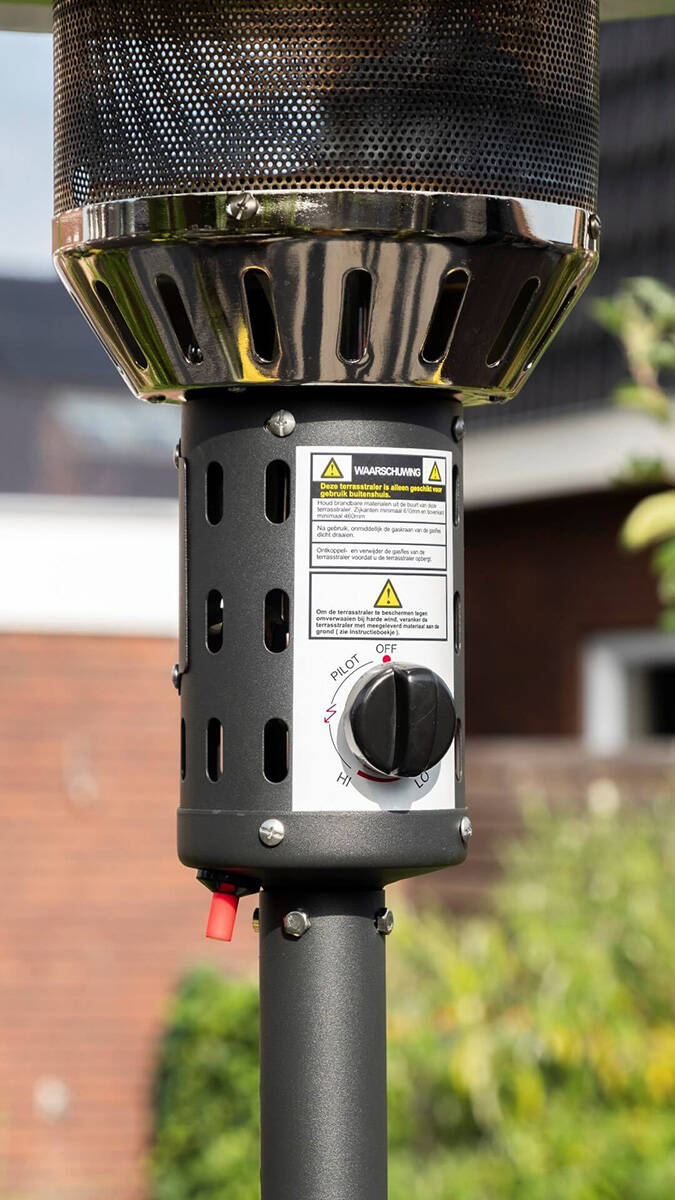 Eurom Gas-Terrassenheizer » THG 10000 « 10000 W, Piezo, Schwarz