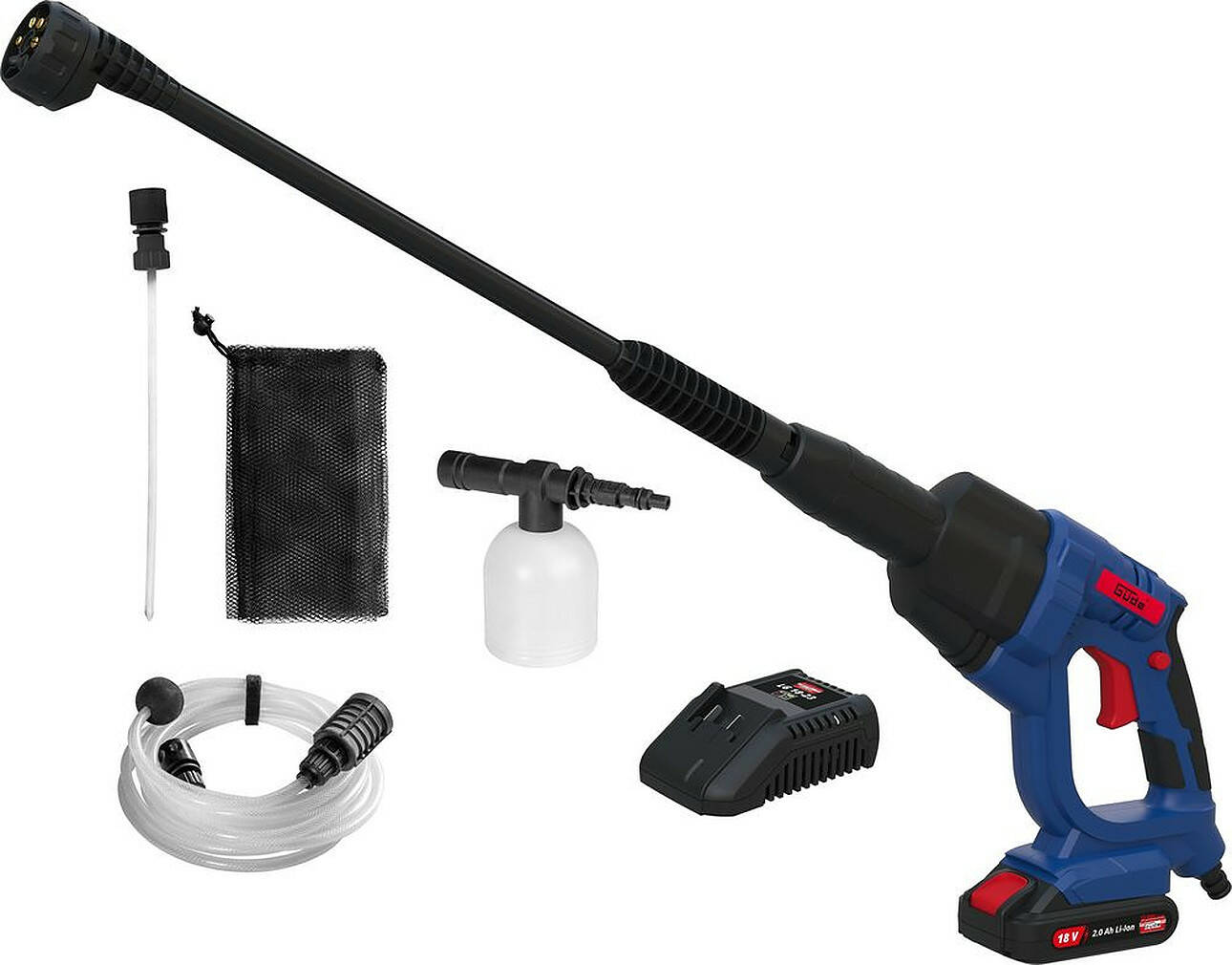 Güde Akku-Druckreiniger » DR 18-201-23 « inkl. 6-fach Multidüse