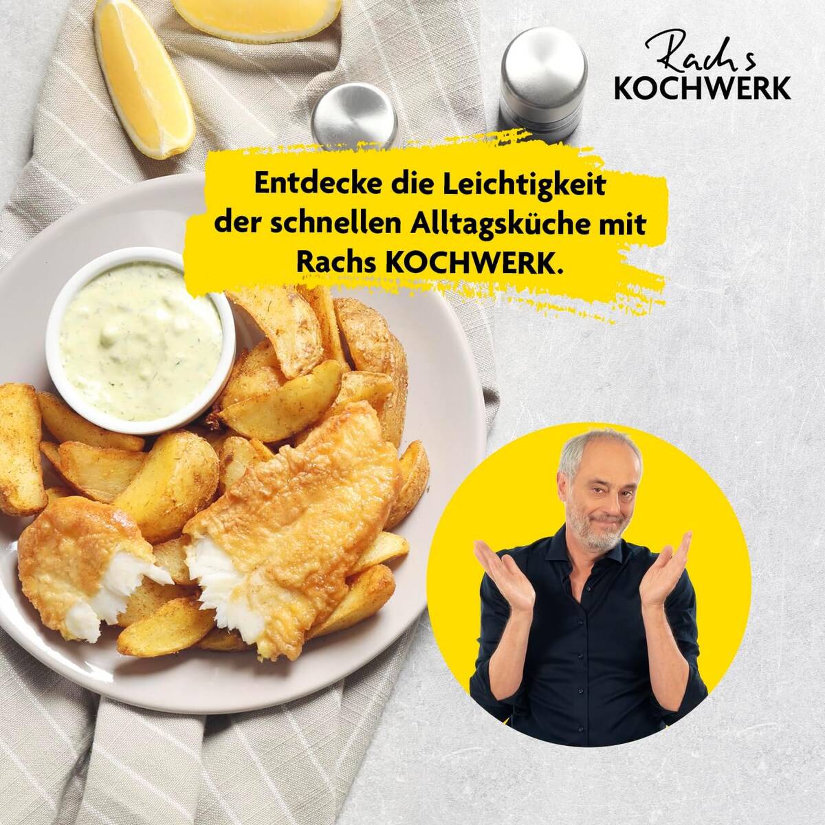 Heißluftfritteuse » Rachs KOCHWERK « 7 Programme, 4 L Volumen, 1400 W